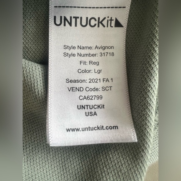 UNTUCKit | men’s Jersey Slub Performance Polo Shirt. Size: XXXL - Picture 8 of 12